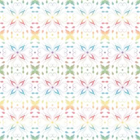 Beautiful background of seamless floral patternのイラスト素材