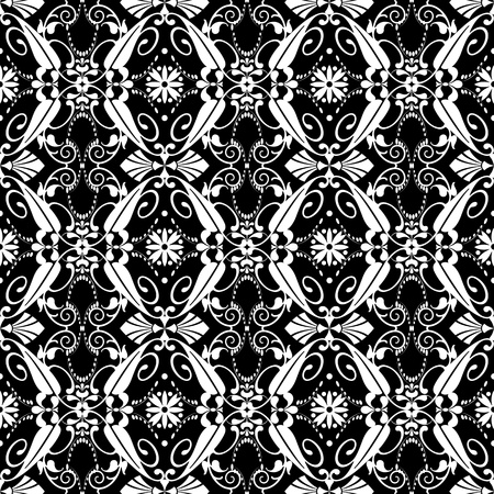 Beautiful background of seamless floral pattenのイラスト素材