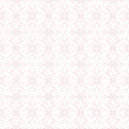 Background of seamless floral and dots patternのイラスト素材