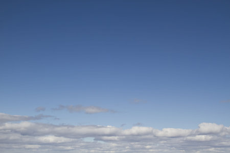 Beautiful background of blue sky and clouds