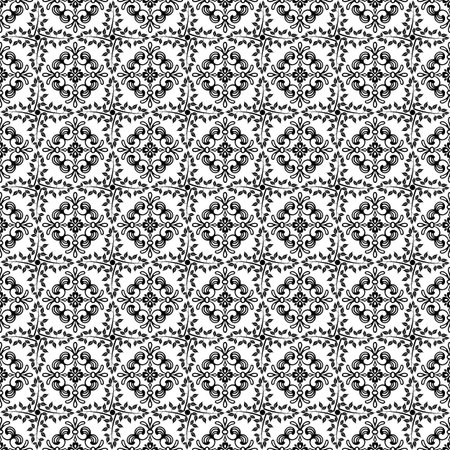 Beautiful background of seamless floral pattern