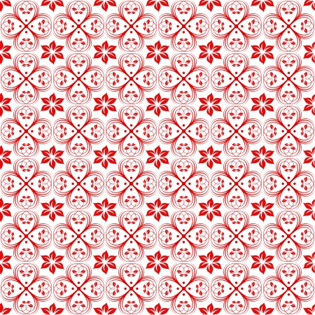 Beautiful background of seamless floral patternのイラスト素材