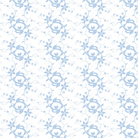 Beautiful background of seamless floral patternのイラスト素材