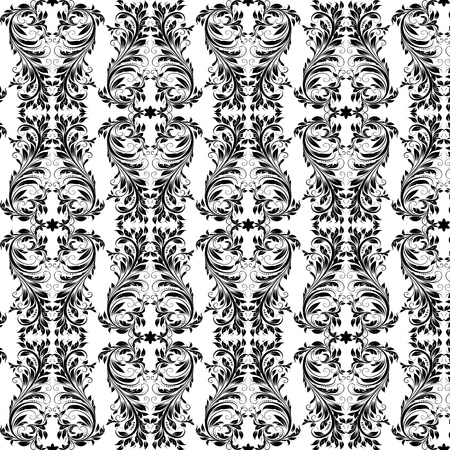 Beautiful background of seamless floral patternのイラスト素材