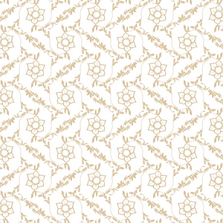 Beautiful background of seamless floral patternのイラスト素材