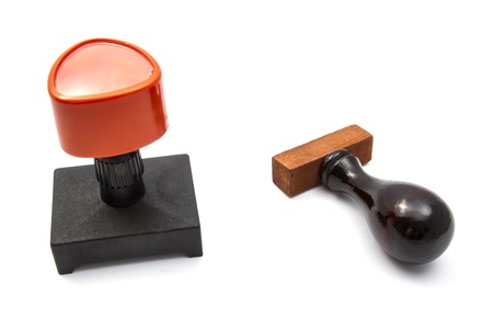 stamp isolated on white background の写真素材