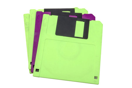 Computer floppy disk isolated on white background 