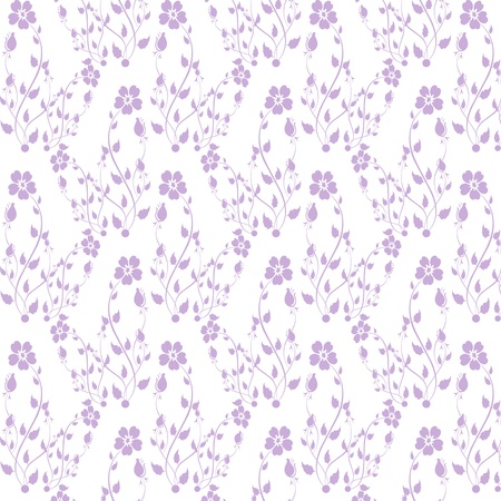 Background of seamless floral patternのイラスト素材