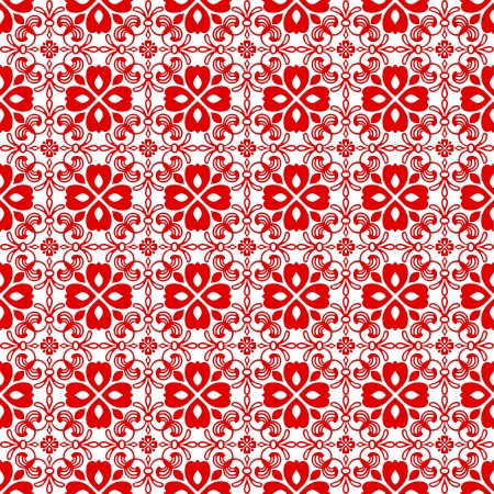 Background of seamless floral patternのイラスト素材