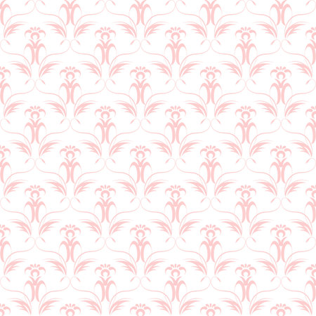 Beautiful background of seamless floral patternのイラスト素材