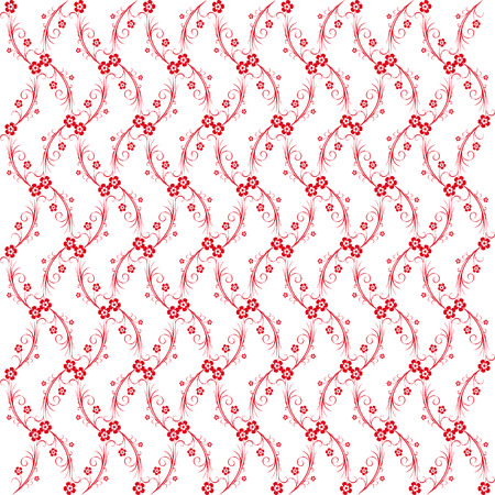 Background of seamless floral patternのイラスト素材