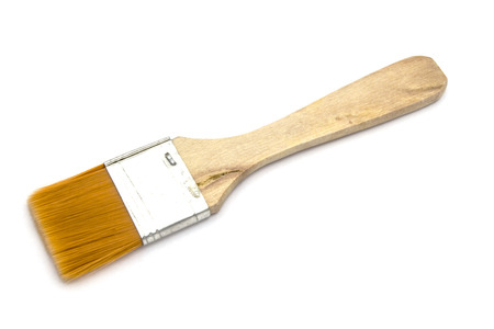 Paintbrush isolated on white backgroundの写真素材