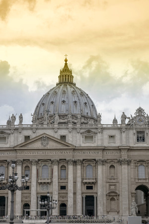 Vatican Museum in Basilica of St. Peter ,ome, Italy の写真素材