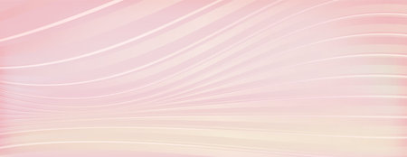Vector abstract smooth wave with line fon. Color halftone peach fuzz background. Modern transitions gradient back. Suit for poster, cover, banner, brochure, website, sale, borderのイラスト素材
