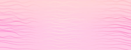 Abstract vector transition peach gradient background. Modern light smooth fon with simple wave line. Suit for poster, cover, banner, brochure, website, sale, back, borderのイラスト素材
