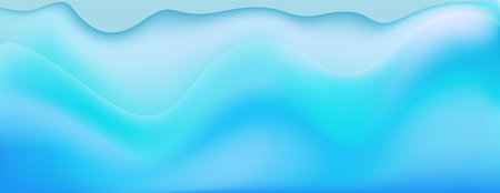 Vector blue gradient background. Colorful halftone blue emerald gradient wave. Modern blue wave gradient. Suit for poster, cover, banner, brochure, website, saleのイラスト素材