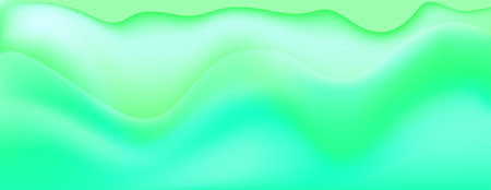 Vector abstract gradient green background. Colorful halftone smoke, smooth green bright gradient wave fon. Modern blur back. Suit for poster, cover, banner, brochure, website, saleのイラスト素材