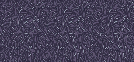 Hand drawn abstract spotted seamless pattern. Dark vector background with layered dots, shapes, tiny drops, small spots, circles, snowflakes print.のイラスト素材