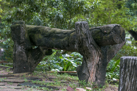 Wooden seatsの写真素材