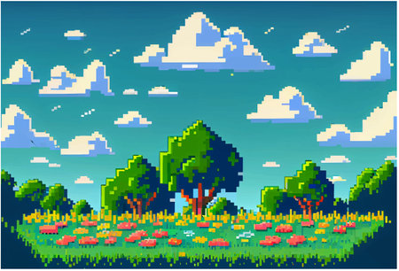 vector illustration of green eco background earth dayのイラスト素材