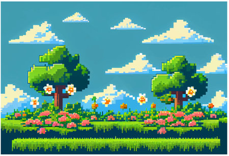 vector illustration of green eco background earth dayのイラスト素材
