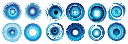 set vector illustration of portal ui game level up concept isolabe on white backgroundのイラスト素材