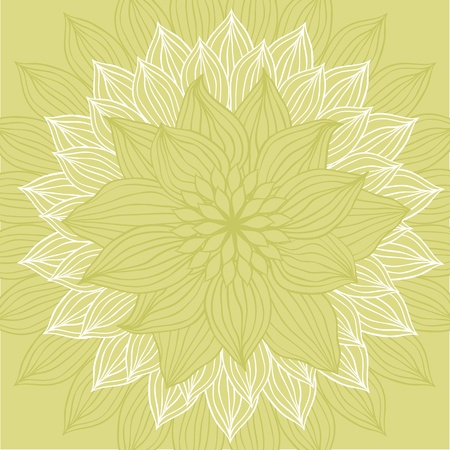 Abstract floral background  Vector flower element for design のイラスト素材