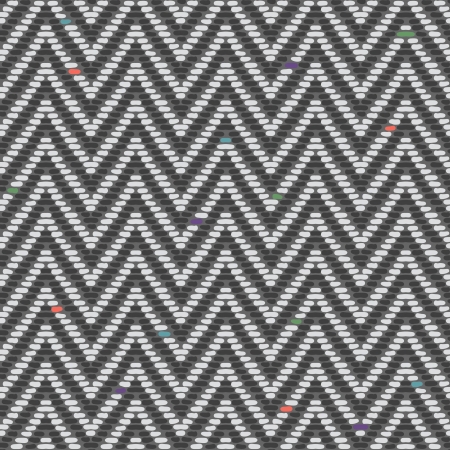 Herringbone Tweed pattern in greys repeats seamlessly のイラスト素材