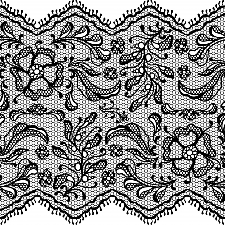 Vintage lace background, ornamental flowersのイラスト素材