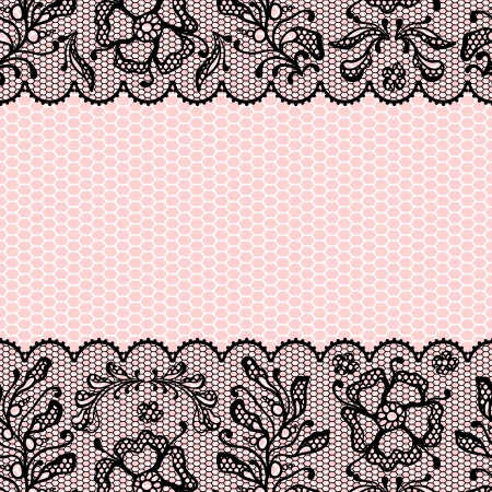 Vintage lace frame, ornamental flowers  texture のイラスト素材