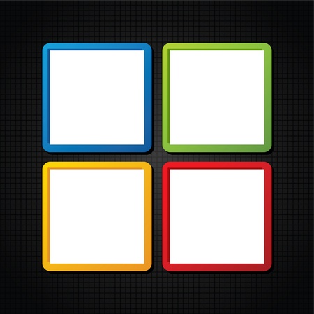 Concept of colorful banners for different business design のイラスト素材