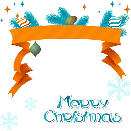 Merry Christmas background in retro style のイラスト素材