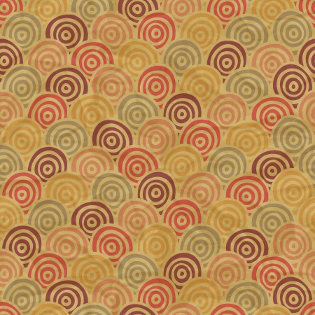 retro seamless pattern on vintage old paper のイラスト素材