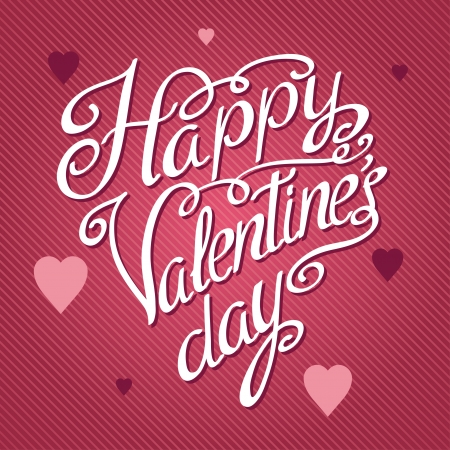 Retro background of vintage design with hearts のイラスト素材