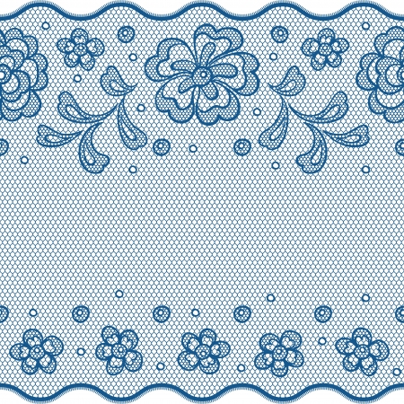 Seamless lace pattern, flower vintage vector background.のイラスト素材