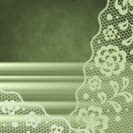 Vintage lace background ornamental flowers, invitation card.のイラスト素材