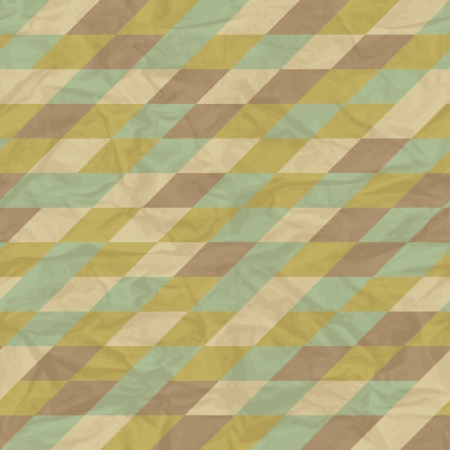 Seamless retro geometric pattern のイラスト素材