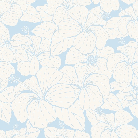 Elegance seamless pastel flower pattern のイラスト素材