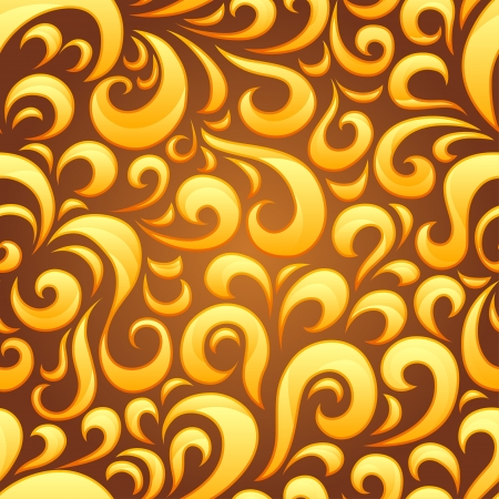 Abstract seamless floral pattern のイラスト素材