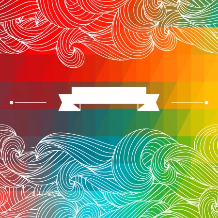 Card abstract geometric background.のイラスト素材