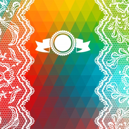 Card abstract geometric background.のイラスト素材