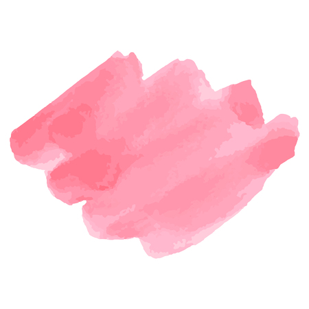 Watercolor brush strokes. Pink aquarelle abstract background.のイラスト素材