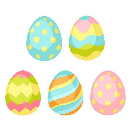 Happy Easter seamless pattern wiht eggs. Holiday decorative patternd items.のイラスト素材