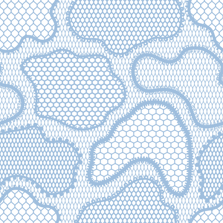 Seamless lace pattern with abstract shapes. Vintage fashion textile.のイラスト素材