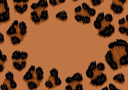 Leopard seamless pattern. Animal stylized print, fur texture.のイラスト素材