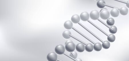 Background with DNA molecules structure. Science or medical molecular genetics.のイラスト素材