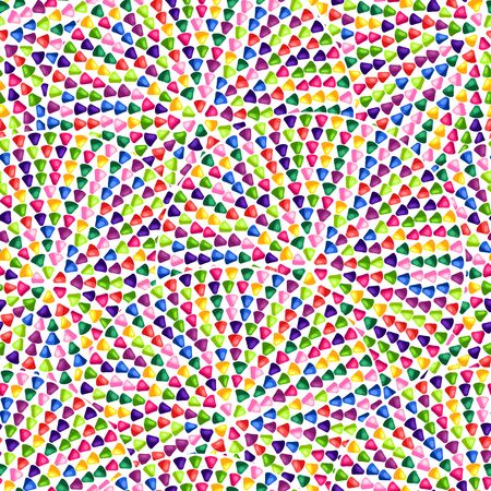 Mosaic ceramic tile seamless pattern. Decorative glass ornament. Abstract antique texture.のイラスト素材