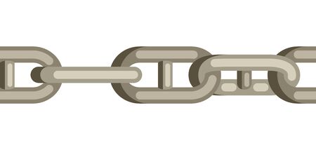 Seamless pattern with old chain.のイラスト素材