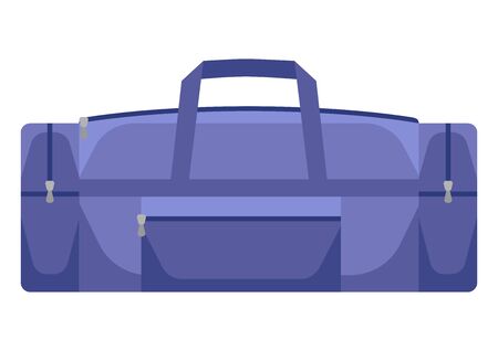 Illustration of travel textile bag. Icon or image for tourism and shops.のイラスト素材