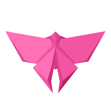 Illustration of origami butterfly.のイラスト素材